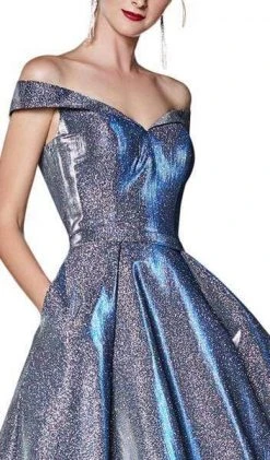 Cinderella Divine - Glitter Off-Shoulder Ballgown CB0036