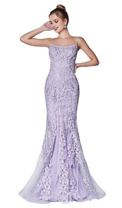 Formal Gowns Cinderella Divine - KC885 Sleeveless Sparkly Beaded Lace Mermaid Gown 7 Formal Gowns Cinderella Divine - KC885 Sleeveless Sparkly Beaded Lace Mermaid Gown
