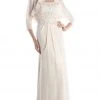 Cinderella Divine - Lace Sheath Dress With Ruffled Jacket Formal Gowns
