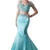 Formal Gowns Cinderella Divine - P209 Two-Piece Jeweled Mermaid Gown