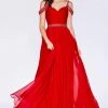 Formal Gowns Cinderella Divine - P211 Embellished Twisted Ruched Sweetheart A-line Dress 1 Formal Gowns Cinderella Divine - P211 Embellished Twisted Ruched Sweetheart A-line Dress