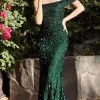 Cinderella Divine - Sequin Mermaid Prom Dress CD980 - 1 PC Midnight In Size 8 Available 1 Cinderella Divine - Sequin Mermaid Prom Dress CD980 - 1 PC Midnight In Size 8 Available