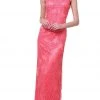 Cinderella Divine - Soutache Adorned Long Sheath Dress 2 Cinderella Divine - Soutache Adorned Long Sheath Dress