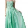 Cinderella Divine - Strapless Floral Applique Sweetheart A-line Dress Formal Gowns 1 Cinderella Divine - Strapless Floral Applique Sweetheart A-line Dress Formal Gowns