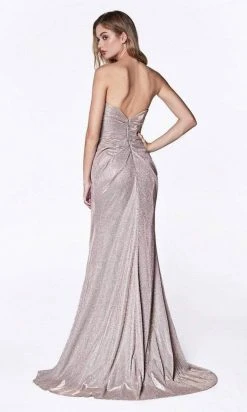 Cinderella Divine - Strapless Sweetheart Glitter Trumpet Dress CF331 9 Cinderella Divine - Strapless Sweetheart Glitter Trumpet Dress CF331