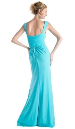 Cinderella Divine - Surplice Bodice Draping Sheath Dress Formal Gowns 21 Cinderella Divine - Surplice Bodice Draping Sheath Dress Formal Gowns
