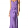 Cinderella Divine - Surplice Bodice Draping Sheath Dress Formal Gowns