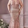 Cinderella Divine - Sweetheart Beaded Prom Gown CB087C - 1 Pc Rose Gold In Size 20 Available 1 Cinderella Divine - Sweetheart Beaded Prom Gown CB087C - 1 Pc Rose Gold In Size 20 Available