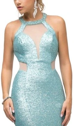 Formal Gowns Cinderella Divine - UR133 Illusion Cutout Allover Sequin Mermaid Gown 15 Formal Gowns Cinderella Divine - UR133 Illusion Cutout Allover Sequin Mermaid Gown