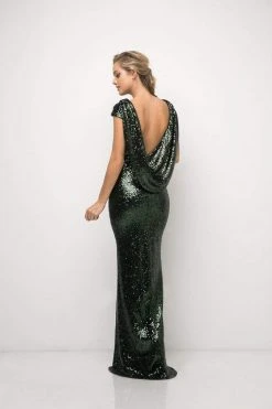 Cinderella Divine - UV003 Allover Sequin Gown Back Mermaid Gown Formal Gowns 15 Cinderella Divine - UV003 Allover Sequin Gown Back Mermaid Gown Formal Gowns