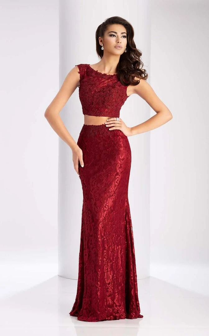 Clarisse - 2716 Two-Piece Jeweled Applique Gown 8 Clarisse - 2716 Two-Piece Jeweled Applique Gown