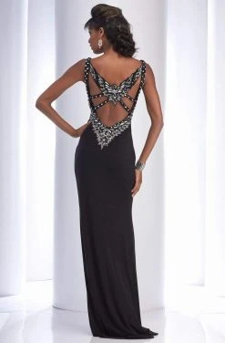 Clarisse - 2759 Strappy Rhinestone Embellished Long Dress 5 Clarisse - 2759 Strappy Rhinestone Embellished Long Dress