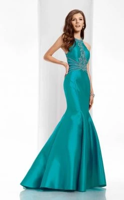 Clarisse - 3139 Embellished Halter Mermaid Gown Formal Gowns 15 Clarisse - 3139 Embellished Halter Mermaid Gown Formal Gowns