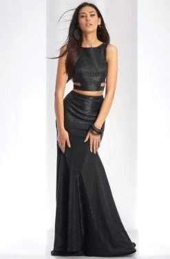 Clarisse - 3486 Two-Piece Novelty Cutout Sheath Gown