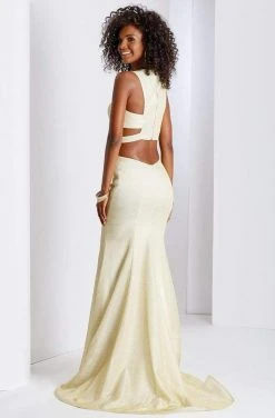 Clarisse - 3486 Two-Piece Novelty Cutout Sheath Gown