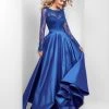 Formal Gowns Clarisse - 3487 Lace Illusion Bateau A-line Dress