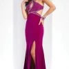 Clarisse - 3512 Embellished Halter Cutout Sheath Dress Formal Gowns 1 Clarisse - 3512 Embellished Halter Cutout Sheath Dress Formal Gowns