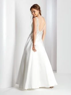 Clarisse - 3535 Lace Appliqued Scoop Gown Formal Gowns 5 Clarisse - 3535 Lace Appliqued Scoop Gown Formal Gowns