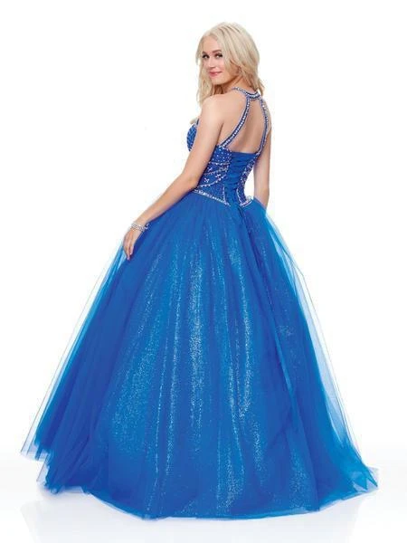 Clarisse - 3814 Bead Embellished Illusion Halter Ballgown 4 Clarisse - 3814 Bead Embellished Illusion Halter Ballgown