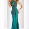 Clarisse - 4831 Illusion Jewel Beaded Gown Formal Gowns 2 Clarisse - 4831 Illusion Jewel Beaded Gown Formal Gowns