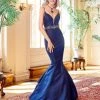 Clarisse - 4922 Jeweled Deep V-neck Mermaid Dress Formal Gowns 1 Clarisse - 4922 Jeweled Deep V-neck Mermaid Dress Formal Gowns
