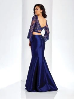 Formal Gowns Clarisse - 4971 Two Piece Lace Mermaid Gown