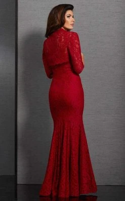 Clarisse - 6308 Lace Mermaid Gown With Bolero Formal Gowns