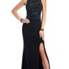 Clarisse Prom - 3498 Sleeveless Iridescent Lace Detail Evening Gown Formal Gowns 1 Clarisse Prom - 3498 Sleeveless Iridescent Lace Detail Evening Gown Formal Gowns