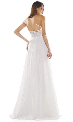 Colors Dress - Strappy Lace Bodice A-Line Gown G889 - 1 Pc Off White In Size 4 Available Formal Gowns 5 Colors Dress - Strappy Lace Bodice A-Line Gown G889 - 1 Pc Off White In Size 4 Available Formal Gowns