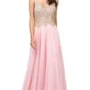 Formal Gowns Dancing Queen - 2259 Beaded Plunging Sweetheart Chiffon Prom Dress 1 Formal Gowns Dancing Queen - 2259 Beaded Plunging Sweetheart Chiffon Prom Dress