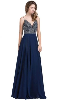Formal Gowns Dancing Queen - 2493 Jewel Beaded A-Line Chiffon Gown 13 Formal Gowns Dancing Queen - 2493 Jewel Beaded A-Line Chiffon Gown