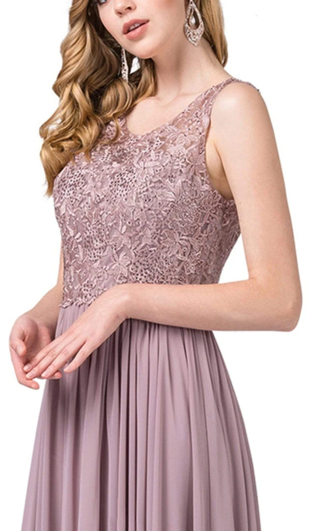Dancing Queen - 2553 Beaded Lace Bodice A-Line Gown 5 Dancing Queen - 2553 Beaded Lace Bodice A-Line Gown