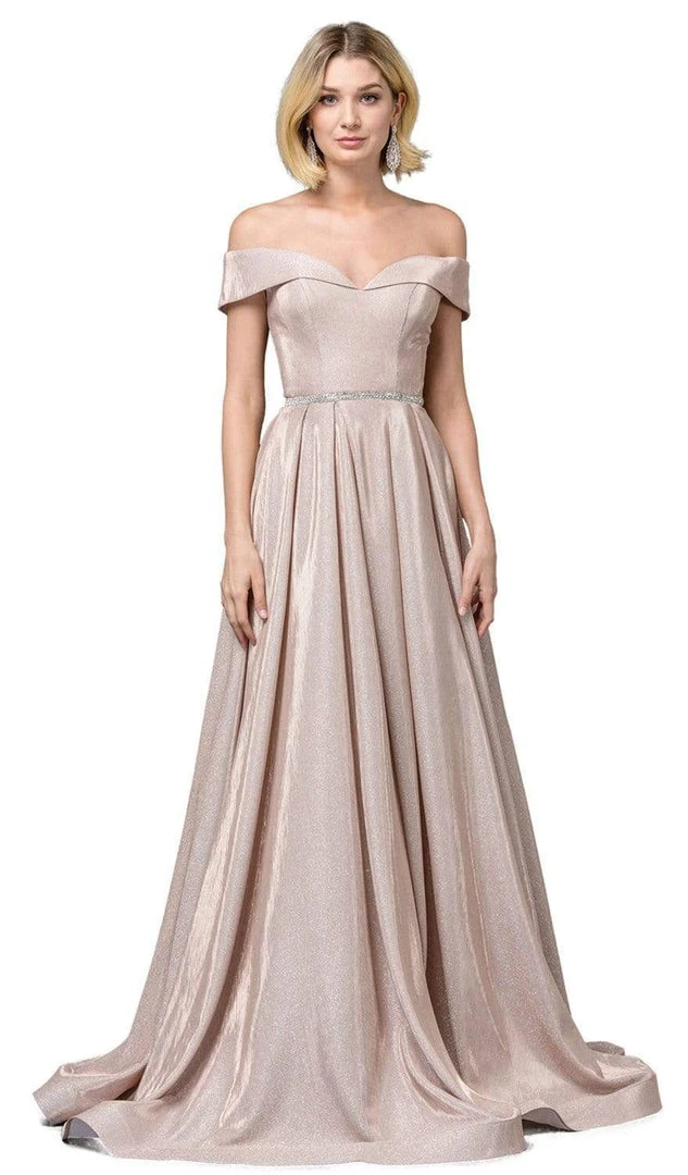 Dancing Queen - 2824 Iridescent Off Shoulder Gown With High Slit Formal Gowns 7 Dancing Queen - 2824 Iridescent Off Shoulder Gown With High Slit Formal Gowns