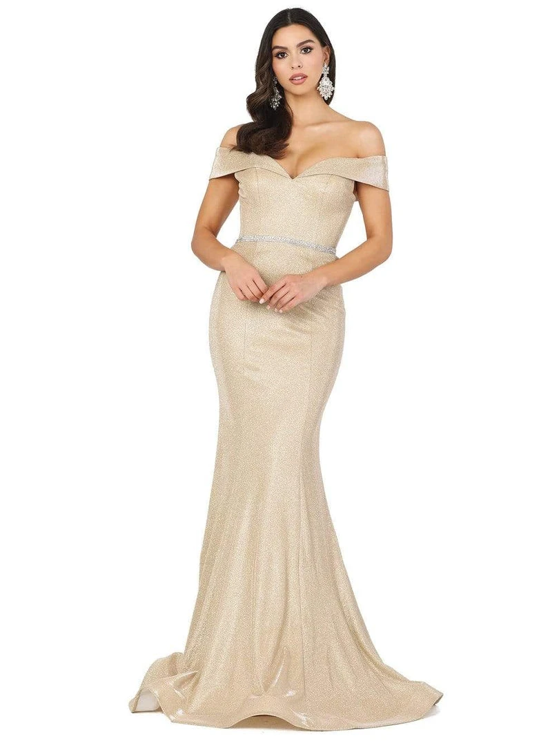 Dancing Queen - 2871 Plunging Off-Shoulder Trumpet Dress Formal Gowns 7 Dancing Queen - 2871 Plunging Off-Shoulder Trumpet Dress Formal Gowns