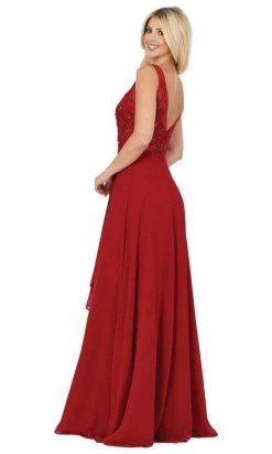 Dancing Queen - 2953 Embroidered Sleeveless Bodice A-Line Gown - 1 Pc Mocha In Size L Available Formal Gowns 7 Dancing Queen - 2953 Embroidered Sleeveless Bodice A-Line Gown - 1 Pc Mocha In Size L Available Formal Gowns