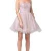 Cocktail Dresses Dancing Queen - 3056 Strapless Embellished A-line Dress