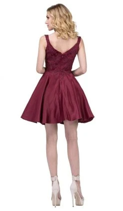 Dancing Queen - 3057 Beaded Lace Sweetheart A-line Homecoming Dress Cocktail Dresses 14 Dancing Queen - 3057 Beaded Lace Sweetheart A-line Homecoming Dress Cocktail Dresses