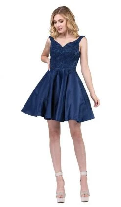 Dancing Queen - 3057 Beaded Lace Sweetheart A-line Homecoming Dress Cocktail Dresses 16 Dancing Queen - 3057 Beaded Lace Sweetheart A-line Homecoming Dress Cocktail Dresses