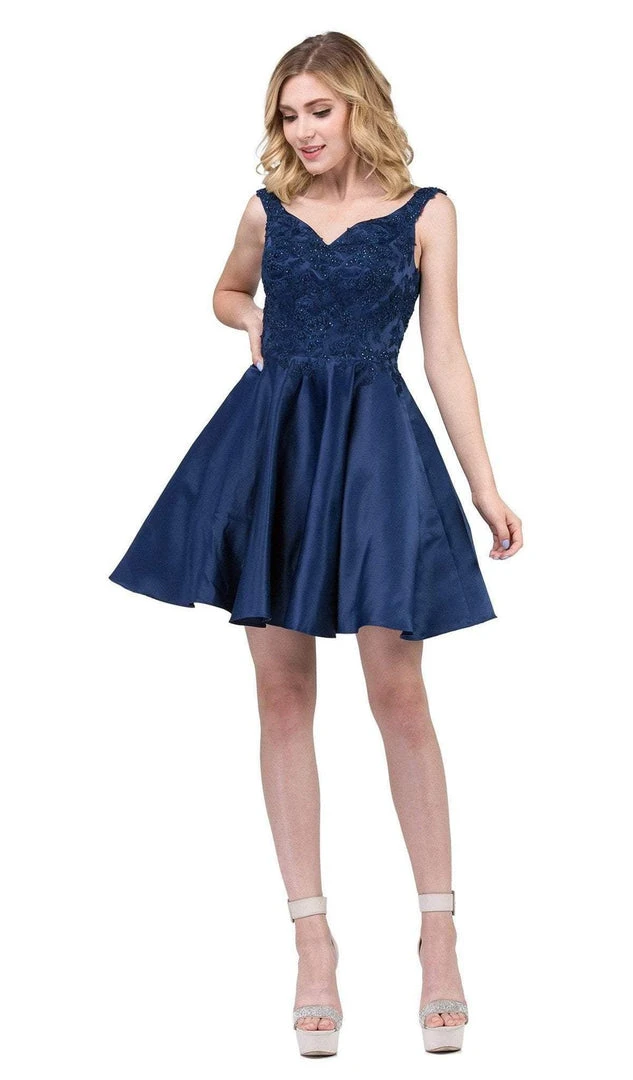 Dancing Queen - 3057 Beaded Lace Sweetheart A-line Homecoming Dress Cocktail Dresses 7 Dancing Queen - 3057 Beaded Lace Sweetheart A-line Homecoming Dress Cocktail Dresses