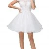 Dancing Queen - 3167 Appliqued Illusion Bodice Tulle Dress 1 Dancing Queen - 3167 Appliqued Illusion Bodice Tulle Dress