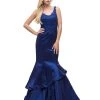 Formal Gowns Dancing Queen 9457 Sleeveless V-Neck Mermaid Evening Dress