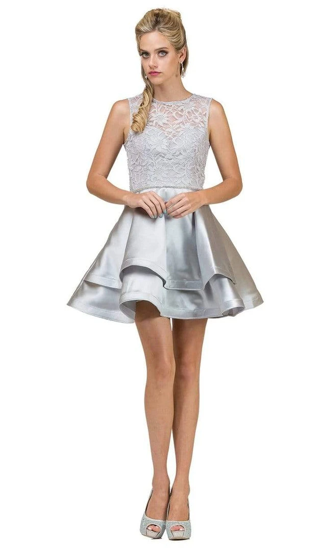 Dancing Queen - Lace Layered A-Line Cocktail Dress 2011 - 1 Pc Red In Size XL Available 5 Dancing Queen - Lace Layered A-Line Cocktail Dress 2011 - 1 Pc Red In Size XL Available