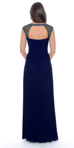 Decode 1.8 - 182423 Sparkling Neckline Jersey Mesh Gown Formal Gowns