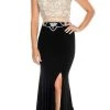 Decode 1.8 - 184060 Dazzling Illusion Cage Embellished Evening Dress