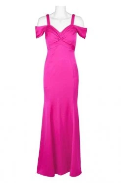 Formal Gowns Decode 1.8 - 184061 Cold Shoulder Sweetheart Jersey Evening Dress