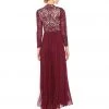 Formal Gowns Decode 1.8 - 184210 Floral Lace Embroidered Evening Dress