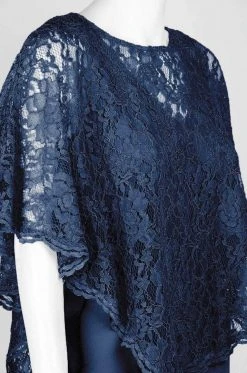 Decode 1.8 - 184553 Jersey Knit Long Gown With Lace Cape 13 Decode 1.8 - 184553 Jersey Knit Long Gown With Lace Cape