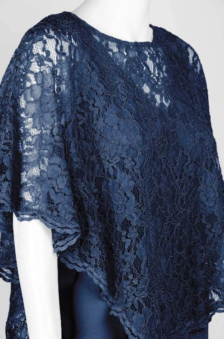 Decode 1.8 - 184553 Jersey Knit Long Gown With Lace Cape 8 Decode 1.8 - 184553 Jersey Knit Long Gown With Lace Cape