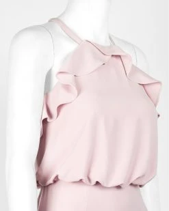 Decode 1.8 - 184609 Tiered Flounce Long Halter Dress