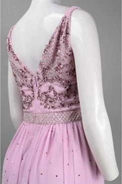 Decode 1.8 - Braided Strap Bedazzled Chiffon Gown 182303 9 Decode 1.8 - Braided Strap Bedazzled Chiffon Gown 182303